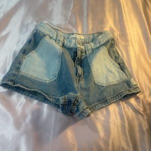 Pacsun Patchwork Denim Shorts